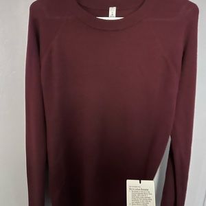Maroon lululemon sweater, size 8